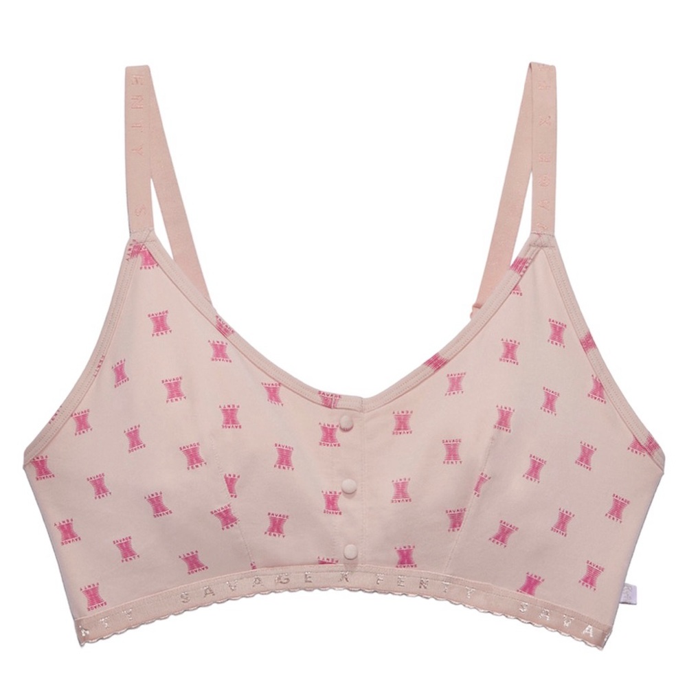 ❗️NWT❗️SAVAGE X FENTY Plus Size Cotton Jersey Logo Bralette